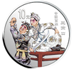 （2002年）中国京剧艺术彩色金银纪念币（第4组）1盎司彩色银质纪念币