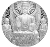 （2002年）中国石窟艺术（龙门）金银纪念币2盎司银质纪念币