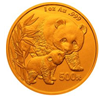 2004版熊猫贵金属纪念币1盎司圆形金质纪念币